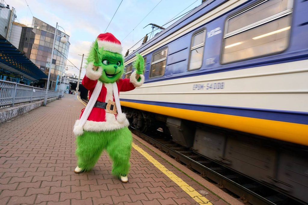 Гринч в киевской электричке