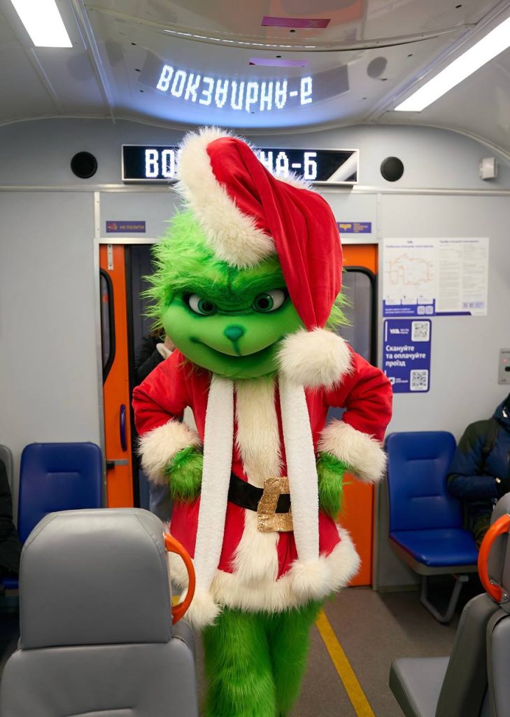 Гринч в киевской электричке