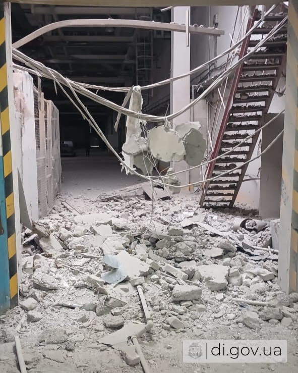 Обстрел предприятия в Дергачах