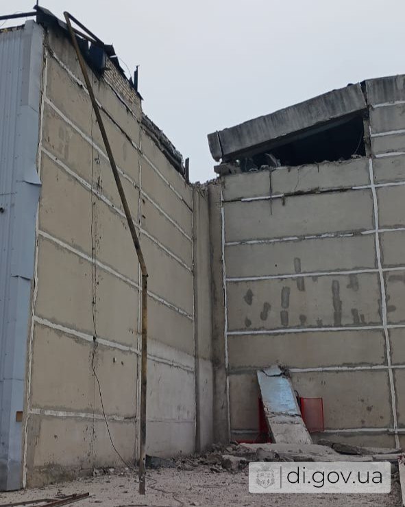 Обстрел предприятия в Дергачах