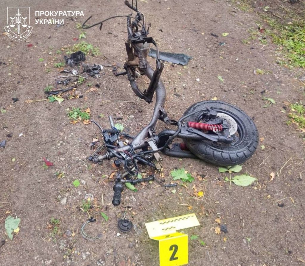 взрыв скутера военных в Харькове