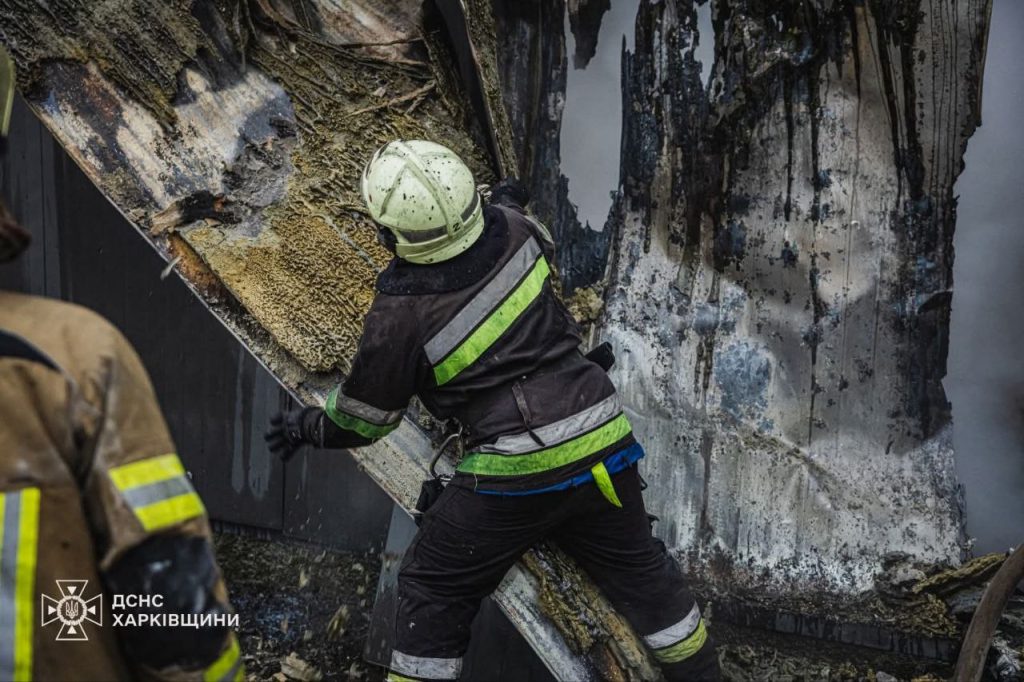 пожар в Харькове