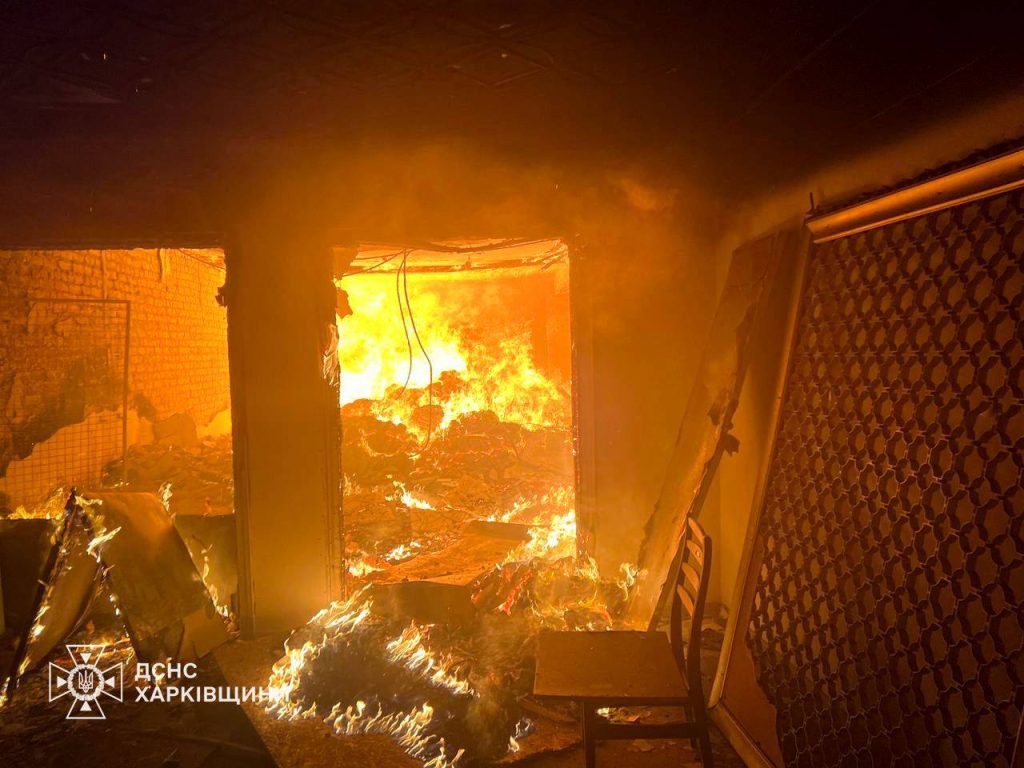 Обстрел дома Культуры в Великом Бурлуке