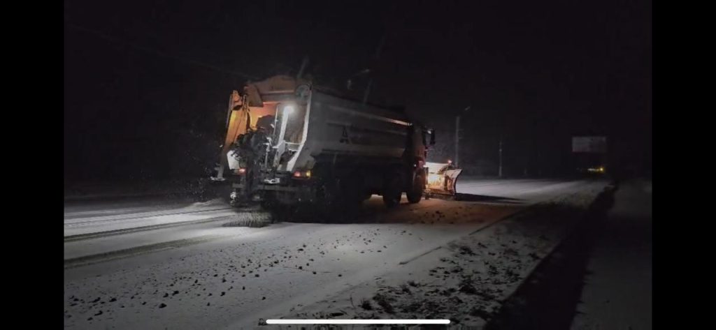 дороги Харьковщины очищали от снега