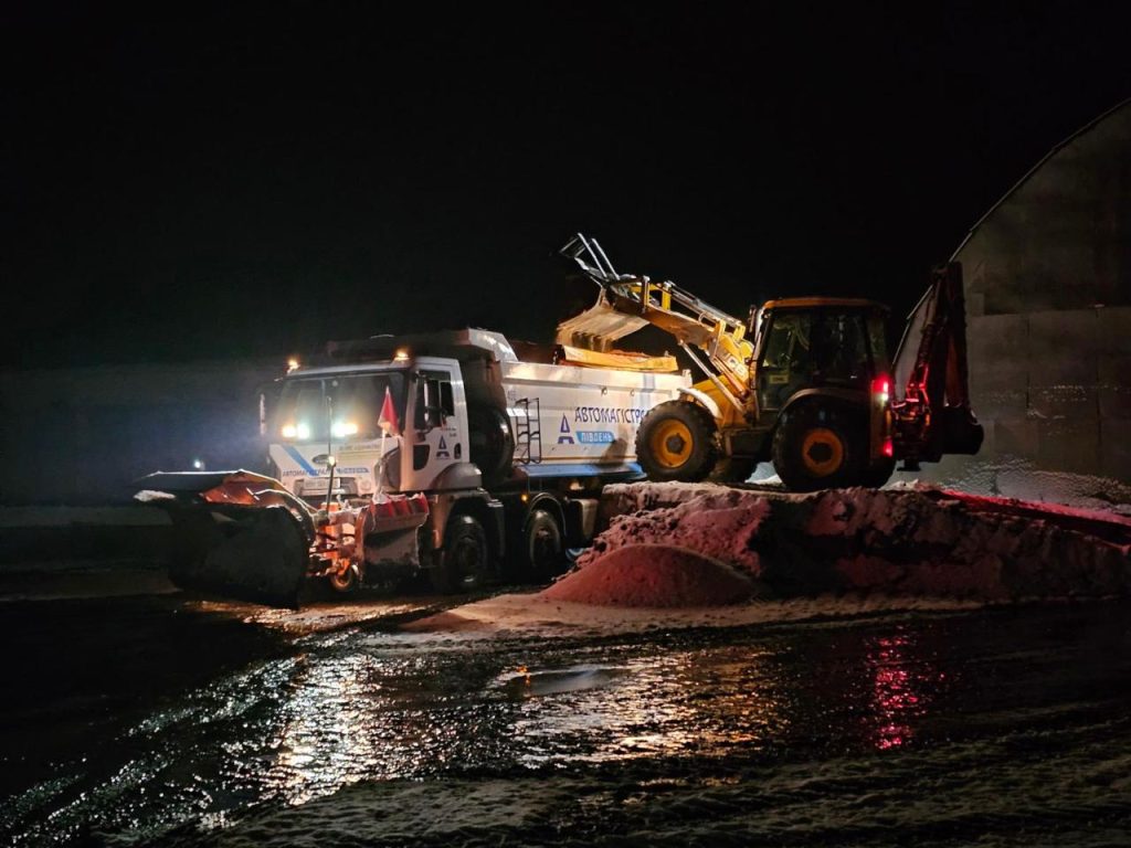 дороги Харьковщины очищали от снега