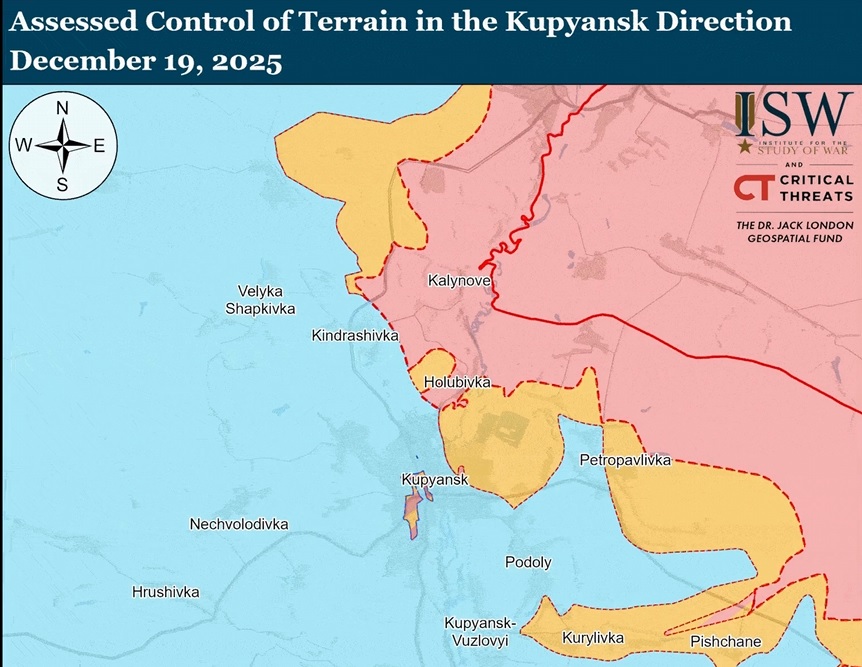 «Пример когнитивной войны». Как Путин хотел скрыть поражение в Купянске — ISW
