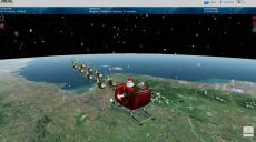 Упряжка Санта Клауса подлетает к Украине: маршрут можно отслеживать онлайн