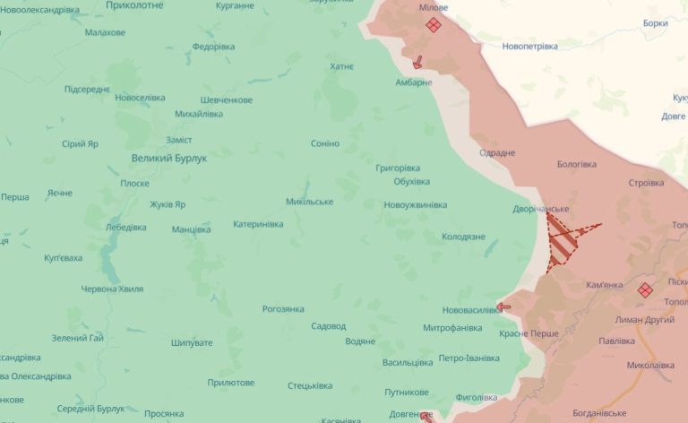 DeepState: у РФ – успіхи на напрямку на Великий Бурлук: де просунулися