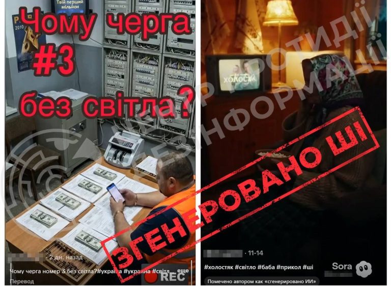 С помощью ИИ украинцам внушают, что света нет из-за действий власти — ЦПД