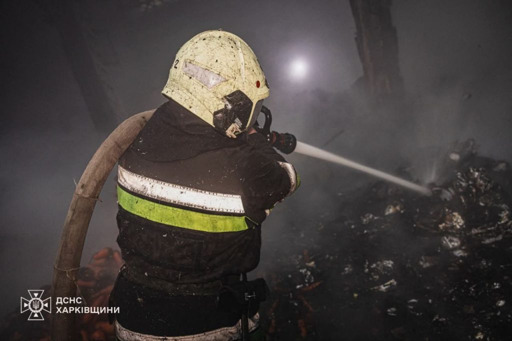 пожар в Харькове