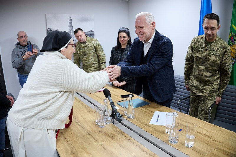 Фонд іспанського монастиря допомагає Харкову: Терехов зустрівся з його головою