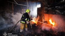 Массированные удары БпЛА по Харьковщине: попадание по АЗС, пожары (фото)