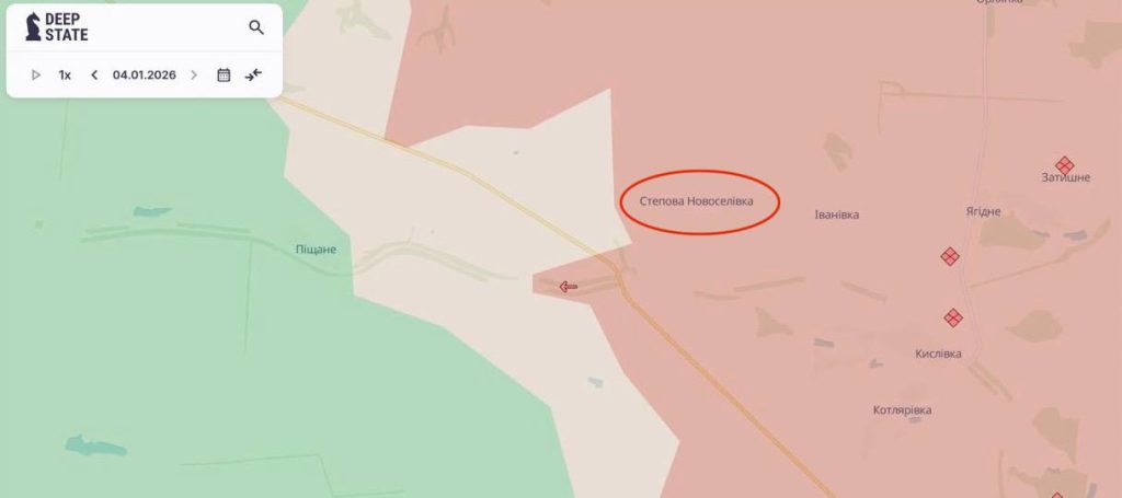 РФ просунулася в районі Степової Новоселівки