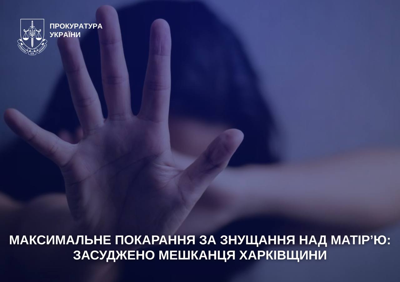 Максимальний вирок отримав чоловік, який систематично бив матір