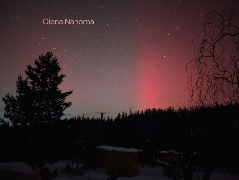 Полярне сяйво в небі бачили сьогодні вночі мешканці Харківщини (фото)
