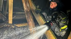 Ночной удар по Великому Бурлуку: после ударов БпЛА возник пожар (фото)