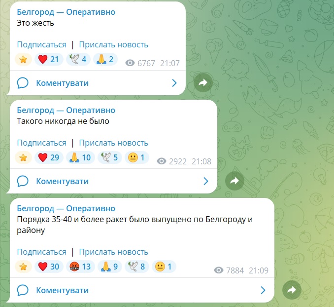 паника в Белгороде