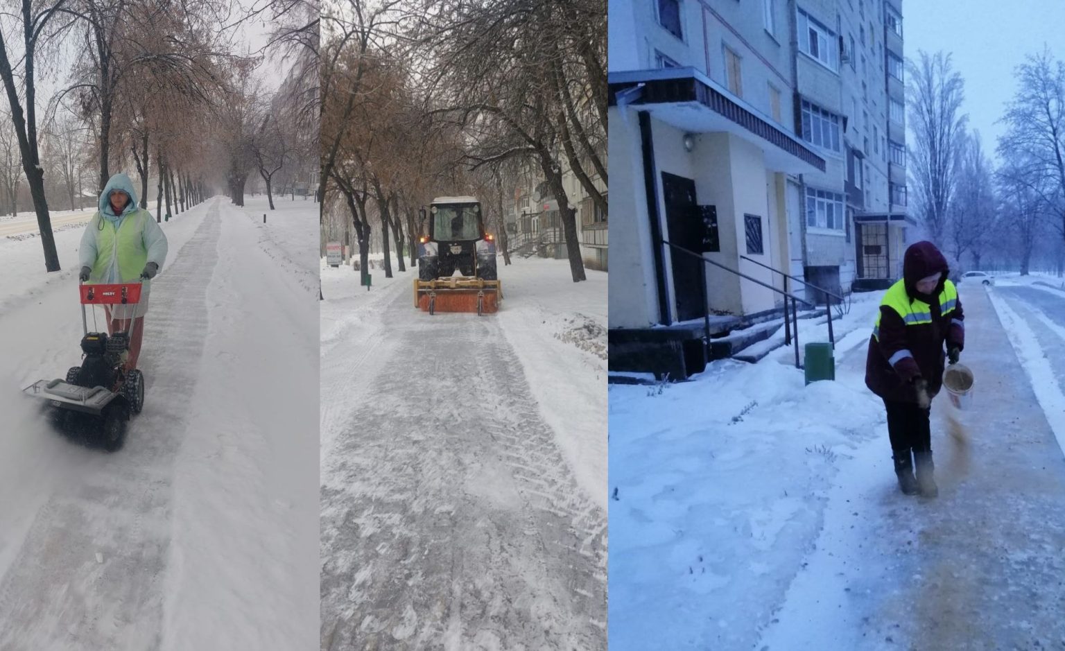 Ледяной дождь сменился снегом: обстановка в Харькове и на дорогах (видео)