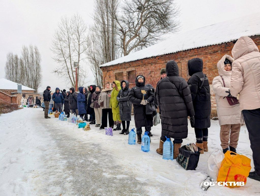 воду святят в Харькове