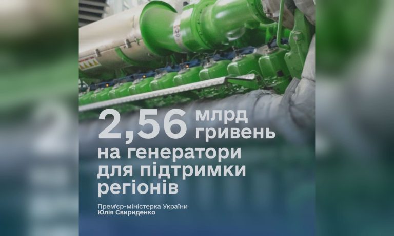Мощные генераторы получит Харьковщина: Кабмин выделил деньги