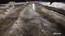 Движение на ряде трасс Харьковщины ограничивают из-за ледяного дождя и снега