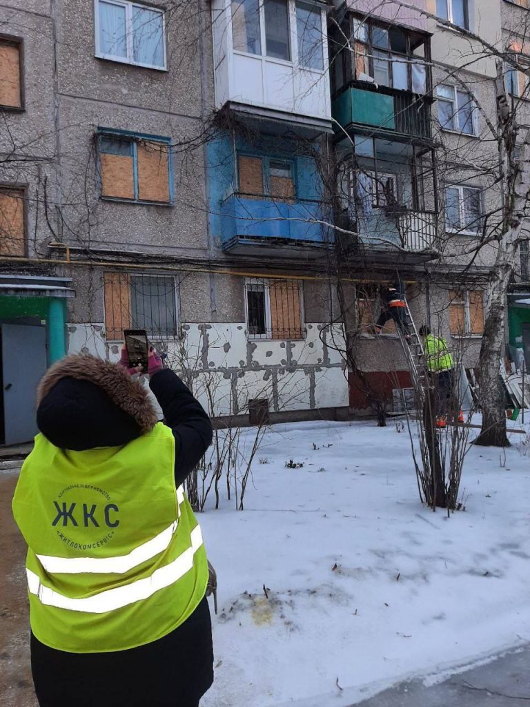 Последствия обстрела Харькова 20 февраля 