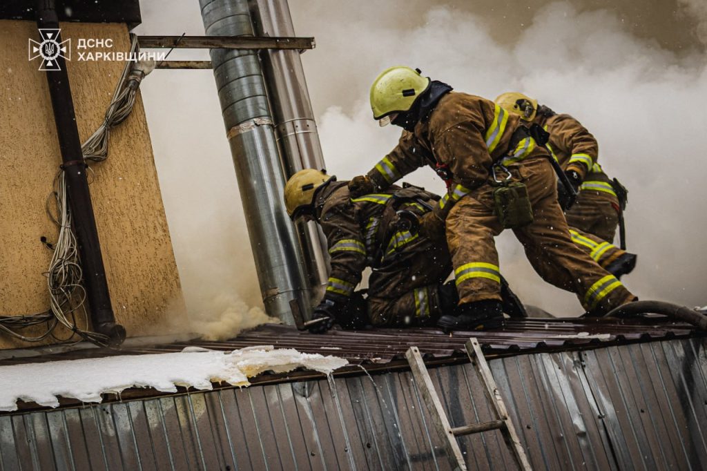 пожар в кафе в Харькове