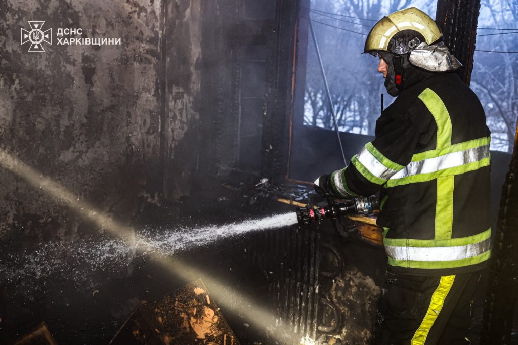 Пожежа у Харкові 12 лютого