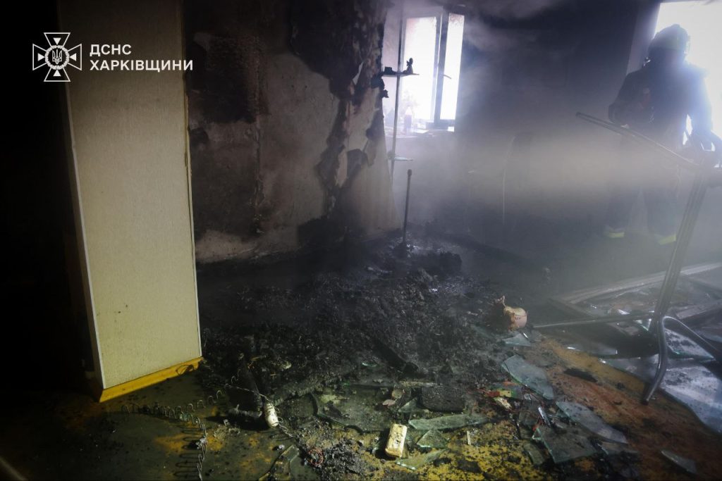 пожар в Харькове