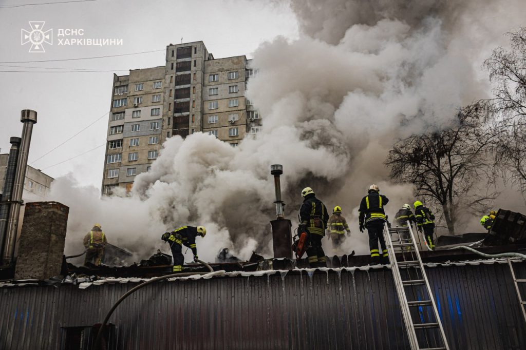пожар в кафе в Харькове