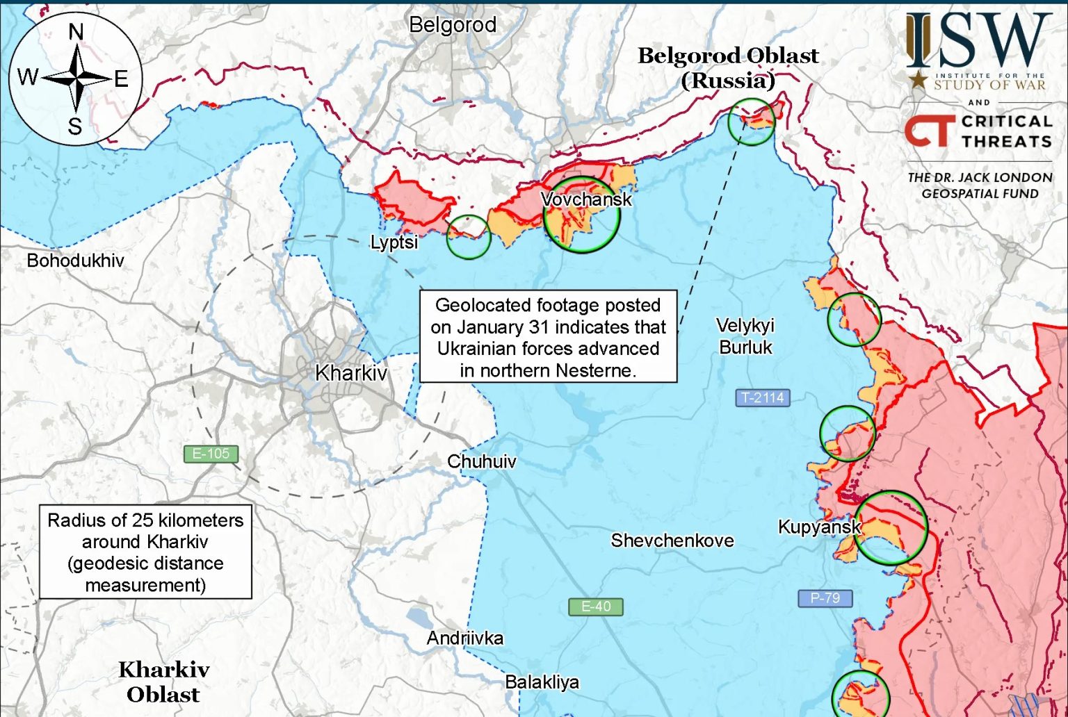 ISW: у Сил оборони – успіхи у прикордонні Харківщини