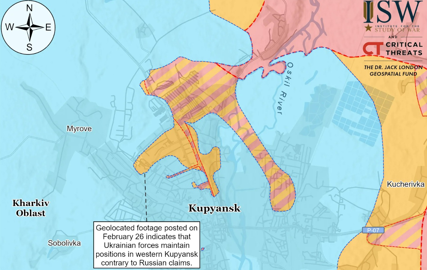 Есть доказательства успеха СОУ в Купянске, а РФ подтягивает войска — ISW