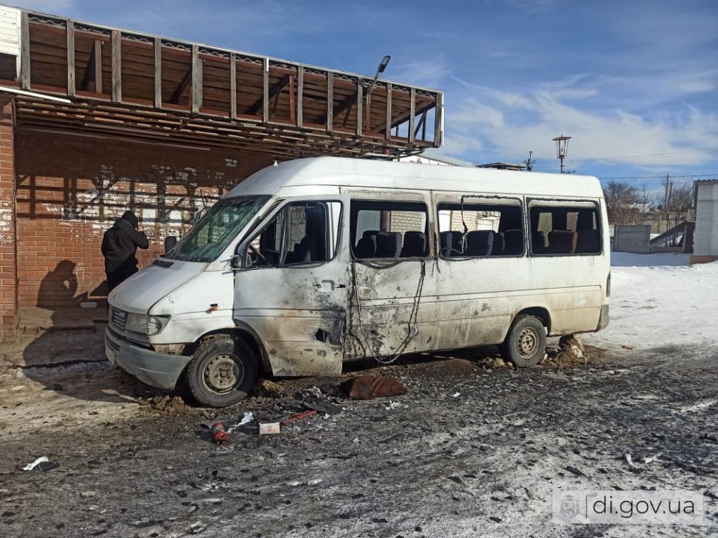 удар по автобусу на Харьковщине