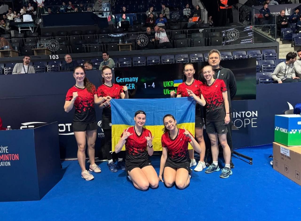 «Історичне досягнення»: харківські бадмінтоністки з «бронзою» на Євро-2026