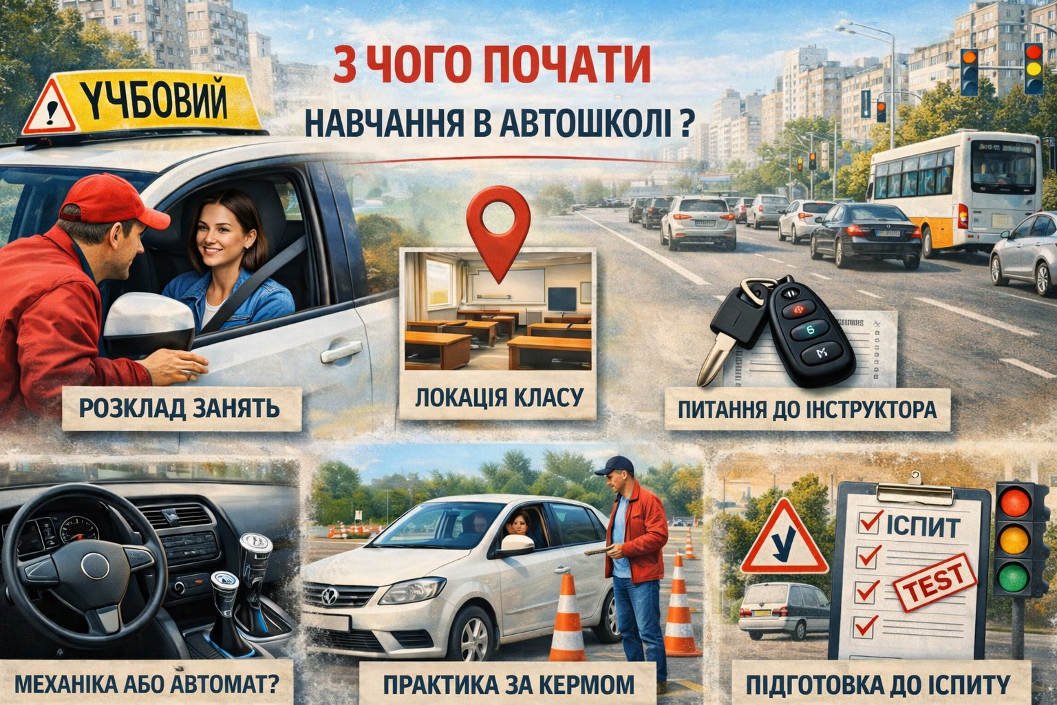 Коли записують на курси водіння: швидкий шлях до прав у Кривому Розі