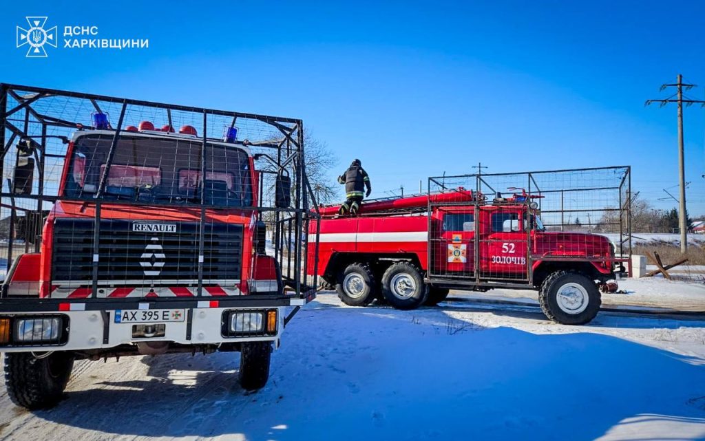 удар по АЗС на Харьковщине