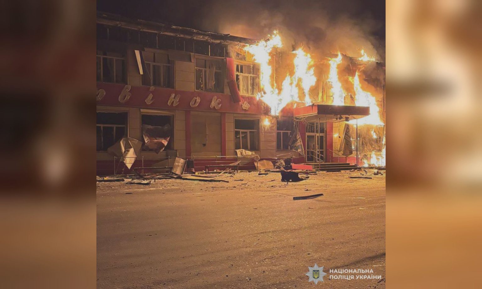 БпЛА вдарив по магазину в Барвінково на Харківщині – десятеро постраждалих