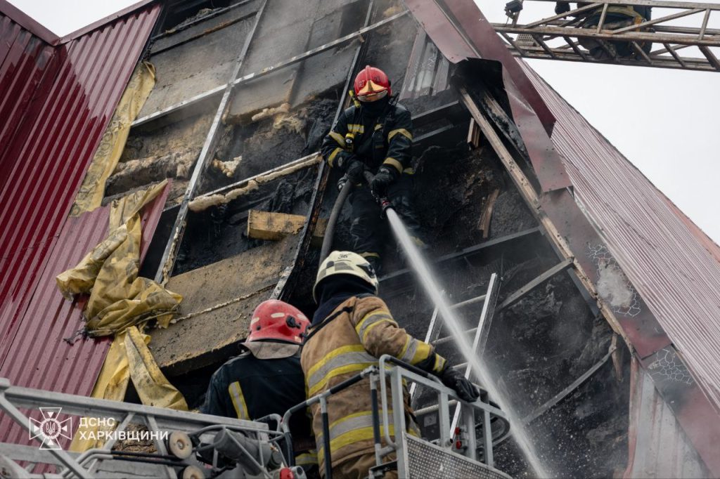 пожар в Харькове