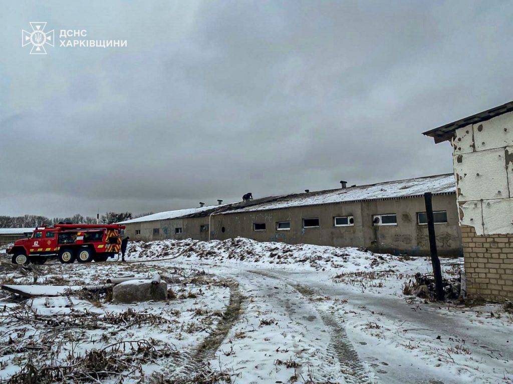 удар по ферме на Харьковщине