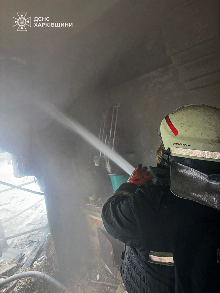 пожар в Печенегах 