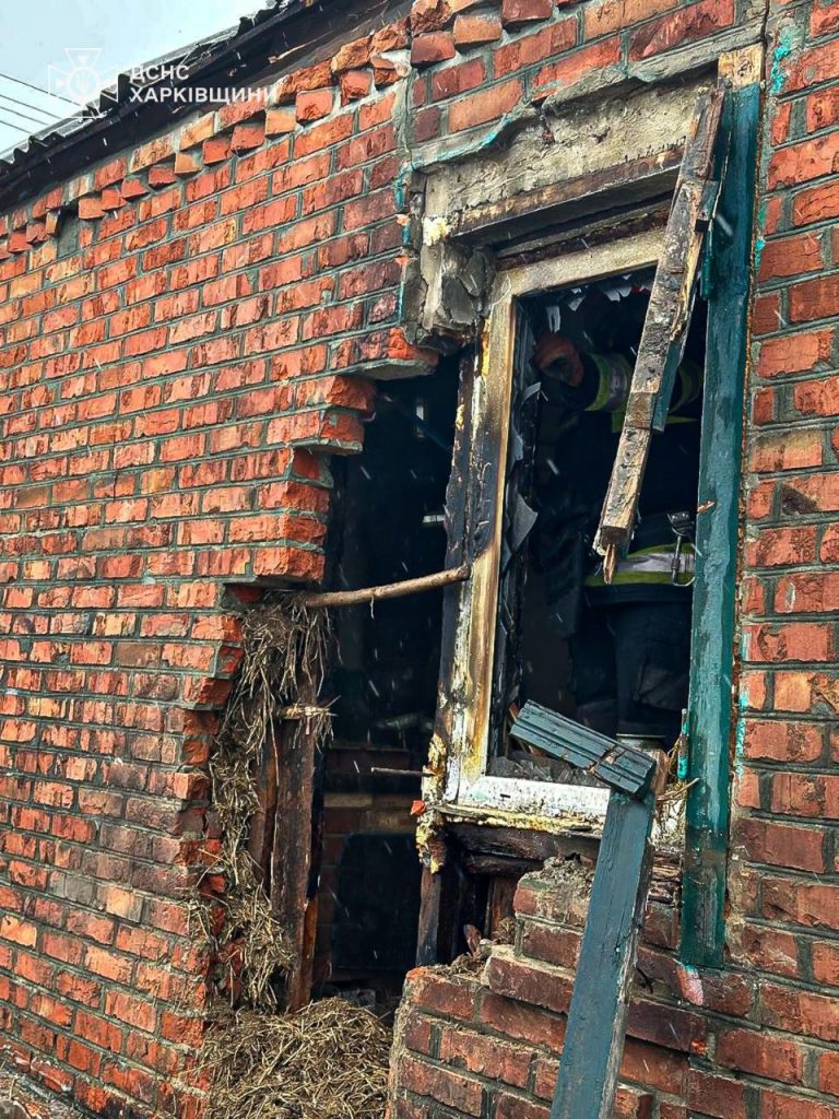 пожар в Печенегах 