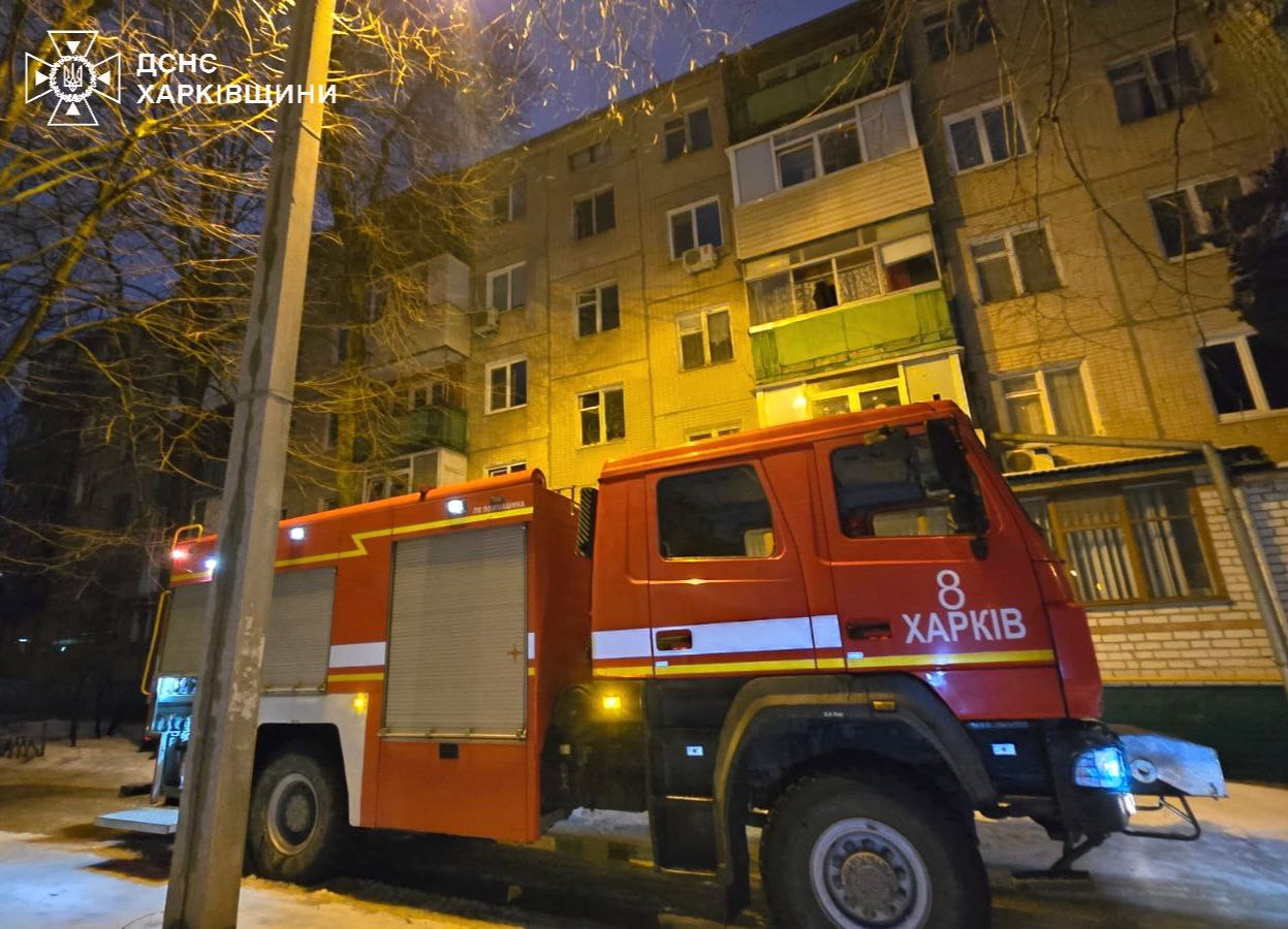 Пожежа в п’ятиповерхівці на пр. Індустріальному в Харкові – є загиблий (фото)