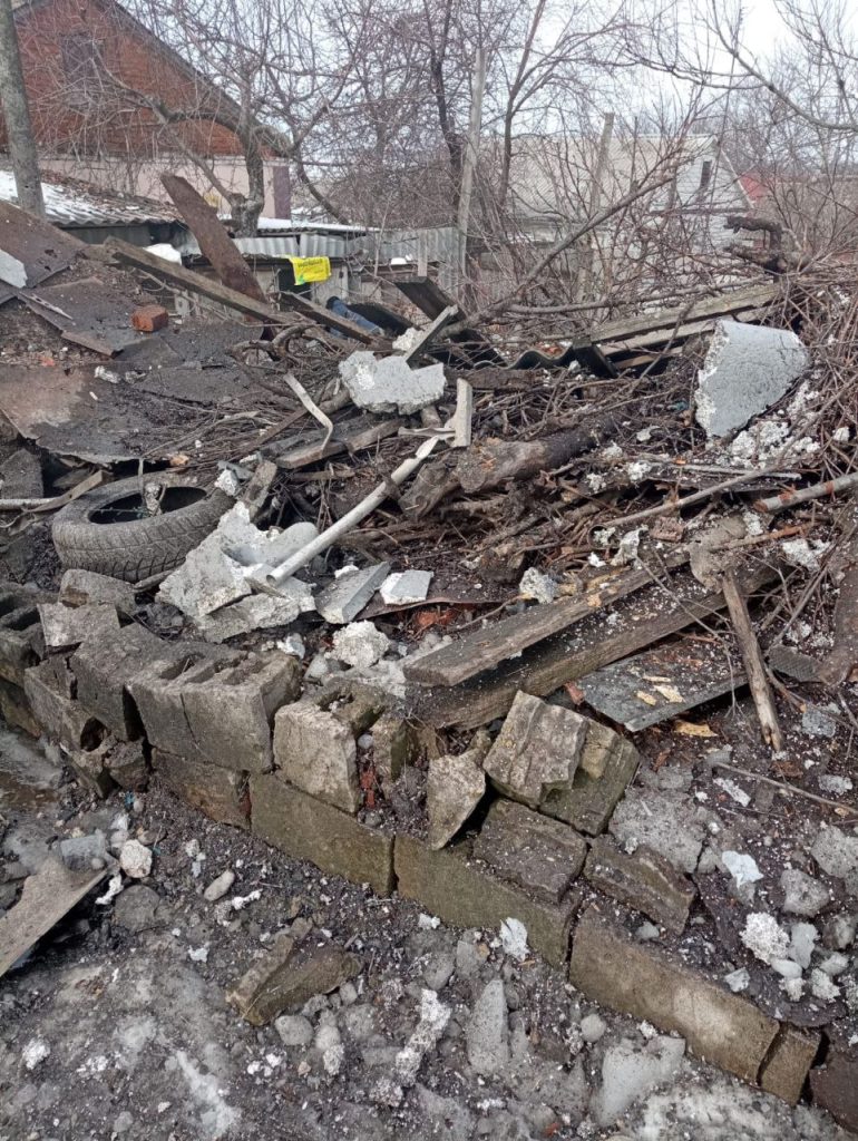 удар по Калиново