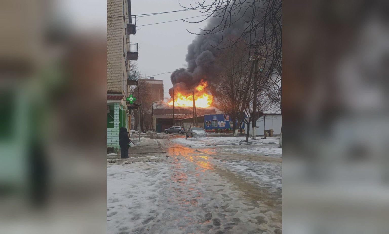 Из-за взрыва генератора кафе сгорело на Харьковщине