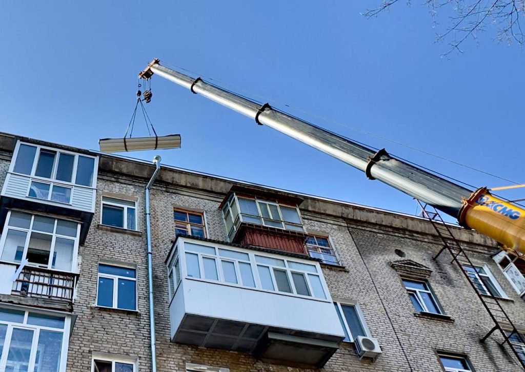 Восстановление многоэтажки на улице Культуры