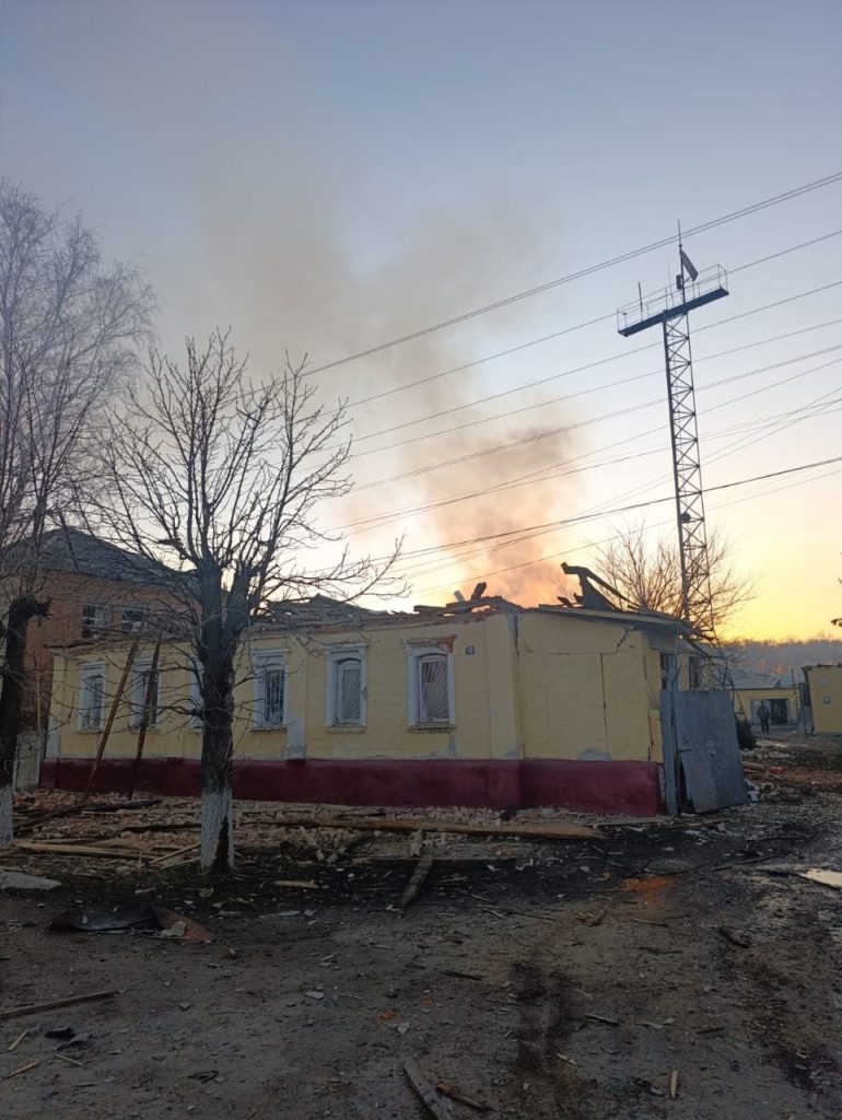 Обстрел Золочевщины 12 марта 