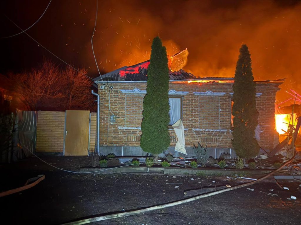 Обстрел Золочева 18 марта