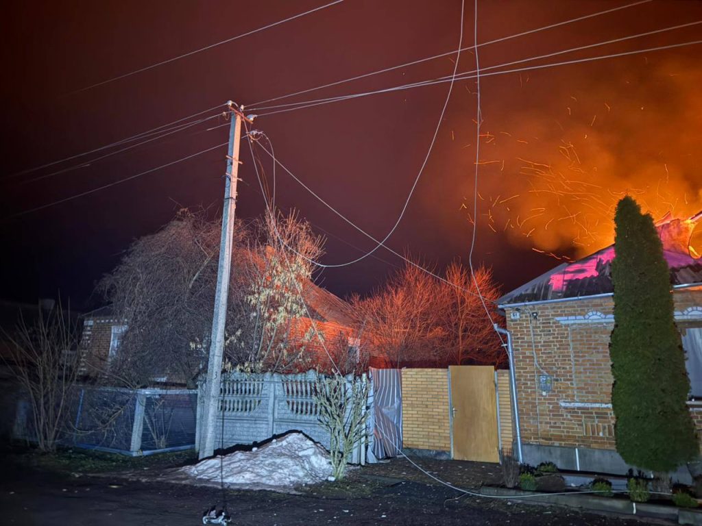 Обстрел Золочева 18 марта