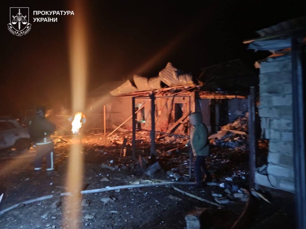 Последствия обстрелов Чугуевщины 23 марта