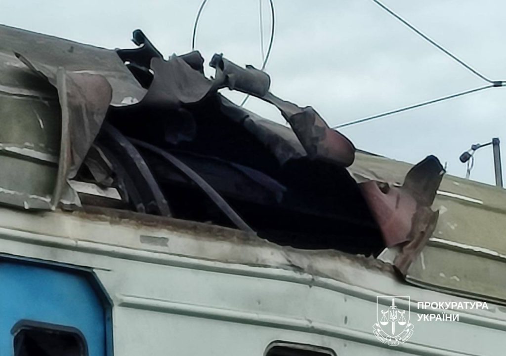 Обстрел электрички на Харьковщине 24 марта